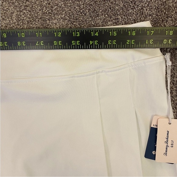 Tommy Bahama Golf Women's White Pleated Skort Quick Dry Stretch Size XL - NWT - Picture 6 of 12